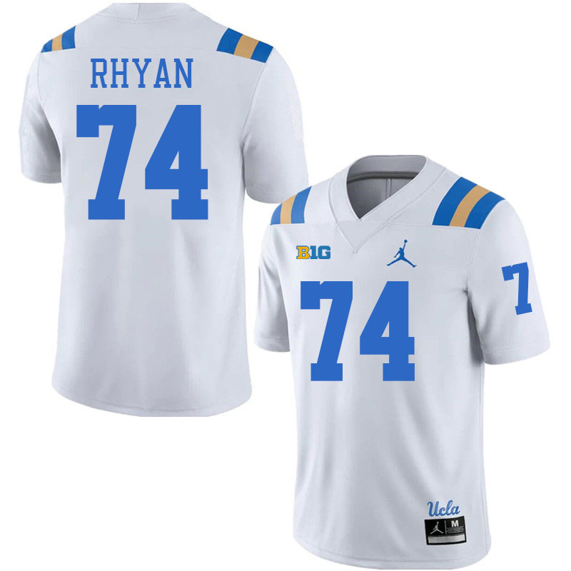 Sean Rhyan UCLA Jersey,UCLA Bruins #74 Sean Rhyan Jersey Youth College Football Uniforms-White